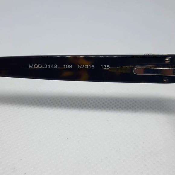 VERSACE mod 3148 c.108 52-16-135 + CUSTOM CLIP-ON Rx Eyeglass Frame, Pre-Owned - Picture 6 of 8